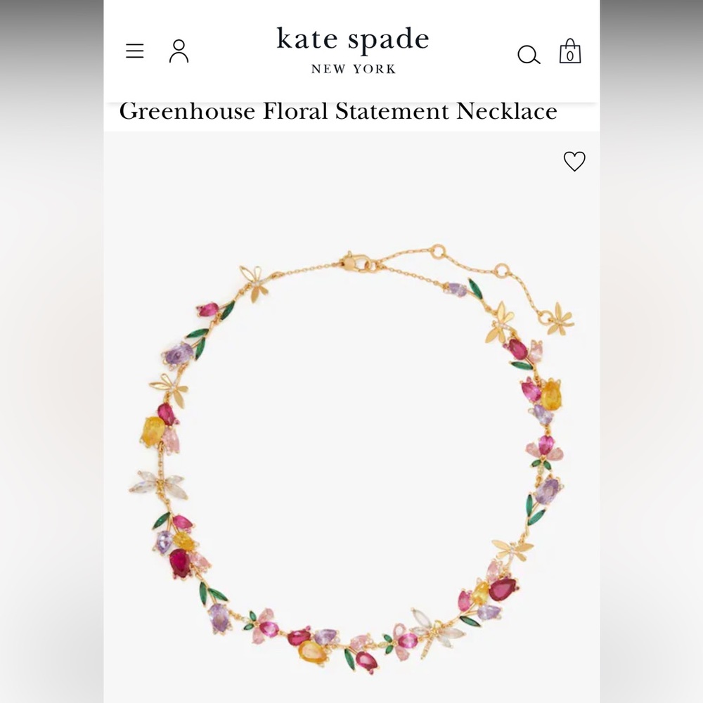 Searching for/on the hunt for this kate spade necklace!